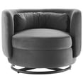 thumbnail image 5 of Relish Performance Velvet Performance Velvet Swivel Chair, 5 of 7
