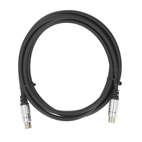 Satellite Cable, 9.5mm Male To Male Triple Shielding Coaxial Cable Safe Shock For Set Top Boxes