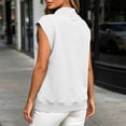 thumbnail image 4 of GigrtiJin Short Sleeve Sweatshirts for Womens Loose Casual Pullover Sweatshirts Round Neck Outdoor Sweatshirts with Pockets, 4 of 6