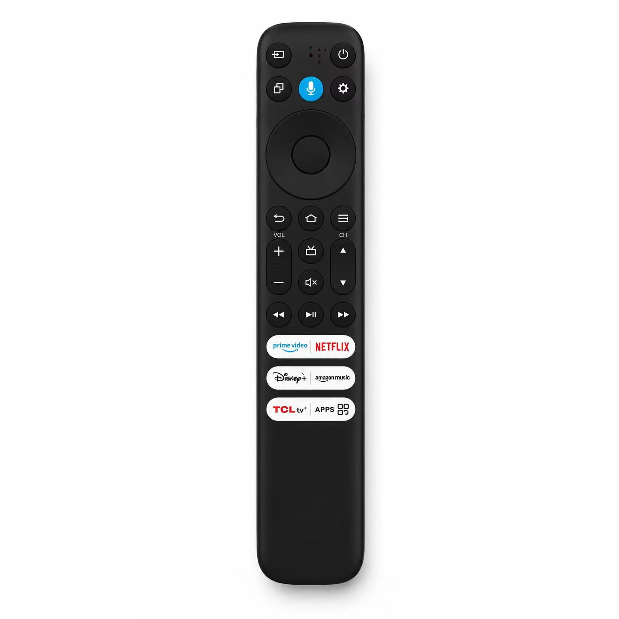 Replacement RC813 / CMB1 Remote for TCL Amazon TV, No Voice Function, Compatible with TCL Q550F | Netflix | Prime Video | TCLtv+ | Disney+ | Amazon Music | App Shortcut Buttons | Model G0401-000249