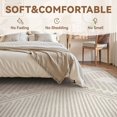 thumbnail image 3 of X Area Rug for Living Room Rug High Low Textu Jacquard Tufted Boho Geometric Washable Bedroom Rug Carpet for Dining Room Nursery Non Slip, 3 of 6