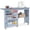 Light Blue, variant on Best Choice Products Sewing Machine Table & Desk w/ Craft Storage and Trays - Black
