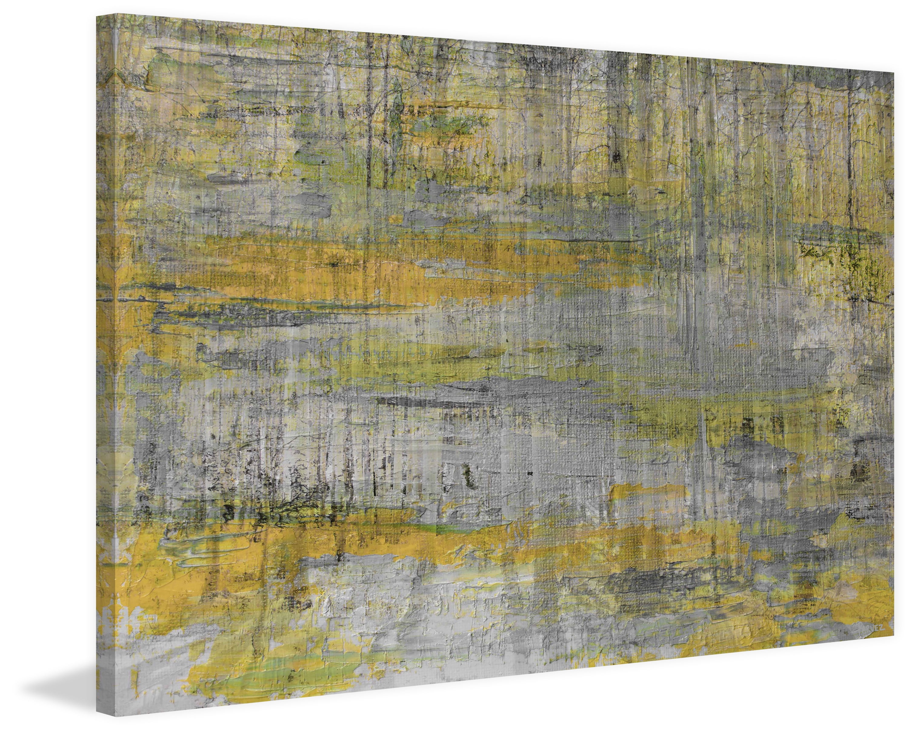 "Golden Retreat" Painting Print on Wrapped Canvas