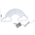 thumbnail image 5 of Tnobhg Rainbow Neon Sign LED Light USB/Battery Operated Non-Glaring Cloud Rainbow LED Neon Light Wall Art Decoration, 5 of 7