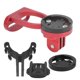 thumbnail image 3 of Soporte de extensión de vástago de aluminio para computadora de bicicleta con soporte de linterna integrado, rojo, 3 of 8