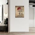 thumbnail image 3 of Japanese Samurai Wall Art Cherry Blossom Positive Motivational Pictures Wall Decor Vintage Warrior Canvas Print Artwork Home Decorations Framed Ready to Hang for Living Room Office Gym 12"x16", 3 of 6