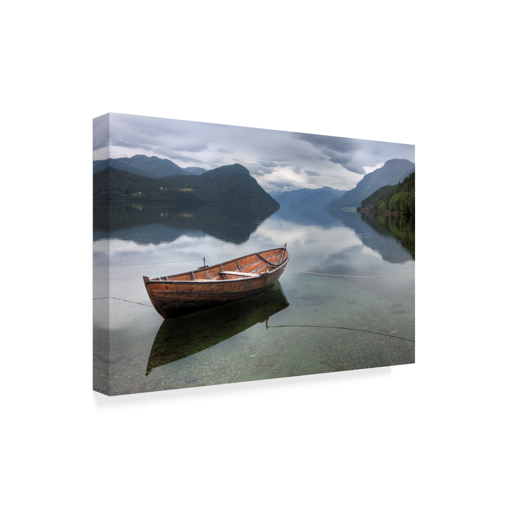 Trademark Fine Art 'Mountain Rustic Norway 5' Canvas Art by Maciej Duczynski