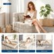 thumbnail image 5 of QinaQin Sofá cama plegable 4 en 1 convertible, sillón y loveseat con cojín, diseño ahorrador de espacio para sala, recámara o cuarto de visitas, 5 of 7