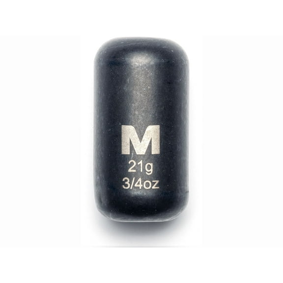 Mustad Carolina Weight 3/4oz Tungsten Black 1PK