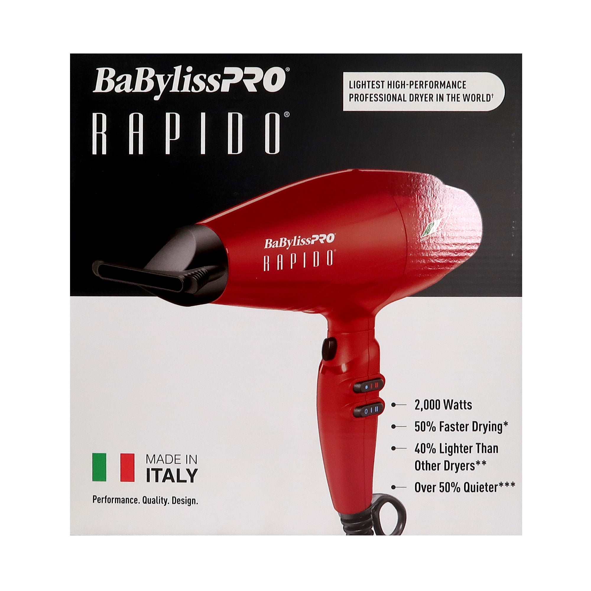 BaByliss Pro Rapido Nano Titanium Professional Quality