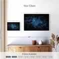 thumbnail image 4 of Elephant Stock Forest At Night Wall Art - Horizontal Canvas Wall Art - Living Room Wall Decor - Astronomy & Space Canvas - Black And Green Decor - 12" x 8", 4 of 8
