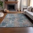 thumbnail image 6 of Addison Rugs Mayfield Washable Transitional Modern Teal Rectangle Rug, 9' x 12', 6 of 6