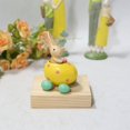 thumbnail image 2 of resina conejo sentado cáscara de huevo decoraciones primavera Pascua figuritas accesorios de mesa para fiesta hogar vacaciones jardín ornamento esquí esquí Gafas de esquí, 2 of 5