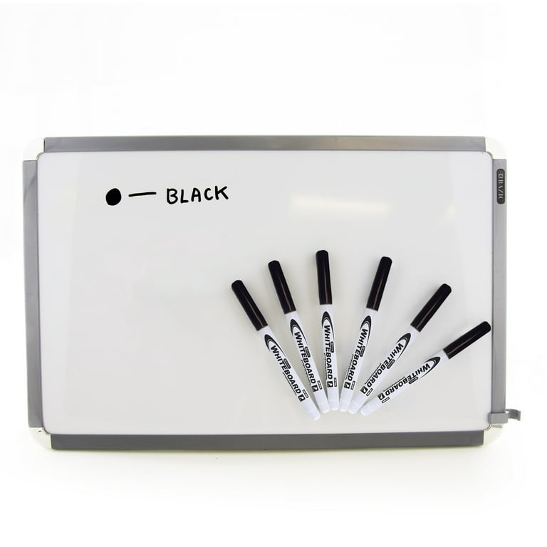 ZHIDIAN White Markers for Black Glass Board, Erasable 2-in-1 Premium  Reversible Dual Tip - Bullet & Fine Point, Dry Erase Blackboard Chalkboard  Liquid