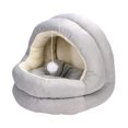 thumbnail image 4 of Cama para tienda de campaña para gatos, interactiva para perros pequeños, antideslizante, cómoda, privacidad para gatos, gatos de interior o perrera p L, 4 of 10
