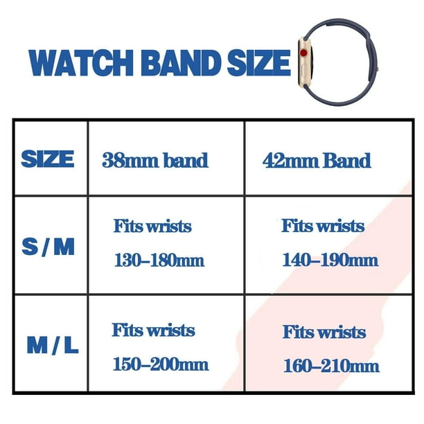 Apple watch band sizes series 4 new arrivals