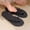 Black, variant on KIJBLAE Women's Polka Dot Soft Rubber Flip Flops, Wide Width Durable Non Slip Comfort Casual Beach Summer Slippers Yellow 40