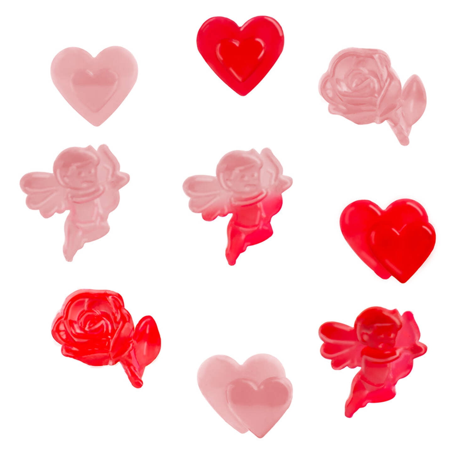 Gummy Candy Kit - Hearts, Roses &amp; Cupids, (Hardcover)