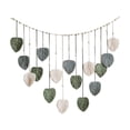 thumbnail image 2 of Handwoven Boho Leaf Wall Hanging with Wooden Beads and Layered Tassels, Cotton Macrame Tapestry for Bedroom Living Room Hotel Rustic European Decor, 2 of 7