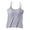 CJK36-Light Purple, variant on Lumtrix Tank Tops For Women Built In Bra Basic Double Lined Summer Spaghetti Strap Sleeveless Cami Summer Workout Shirts Light Purple XL