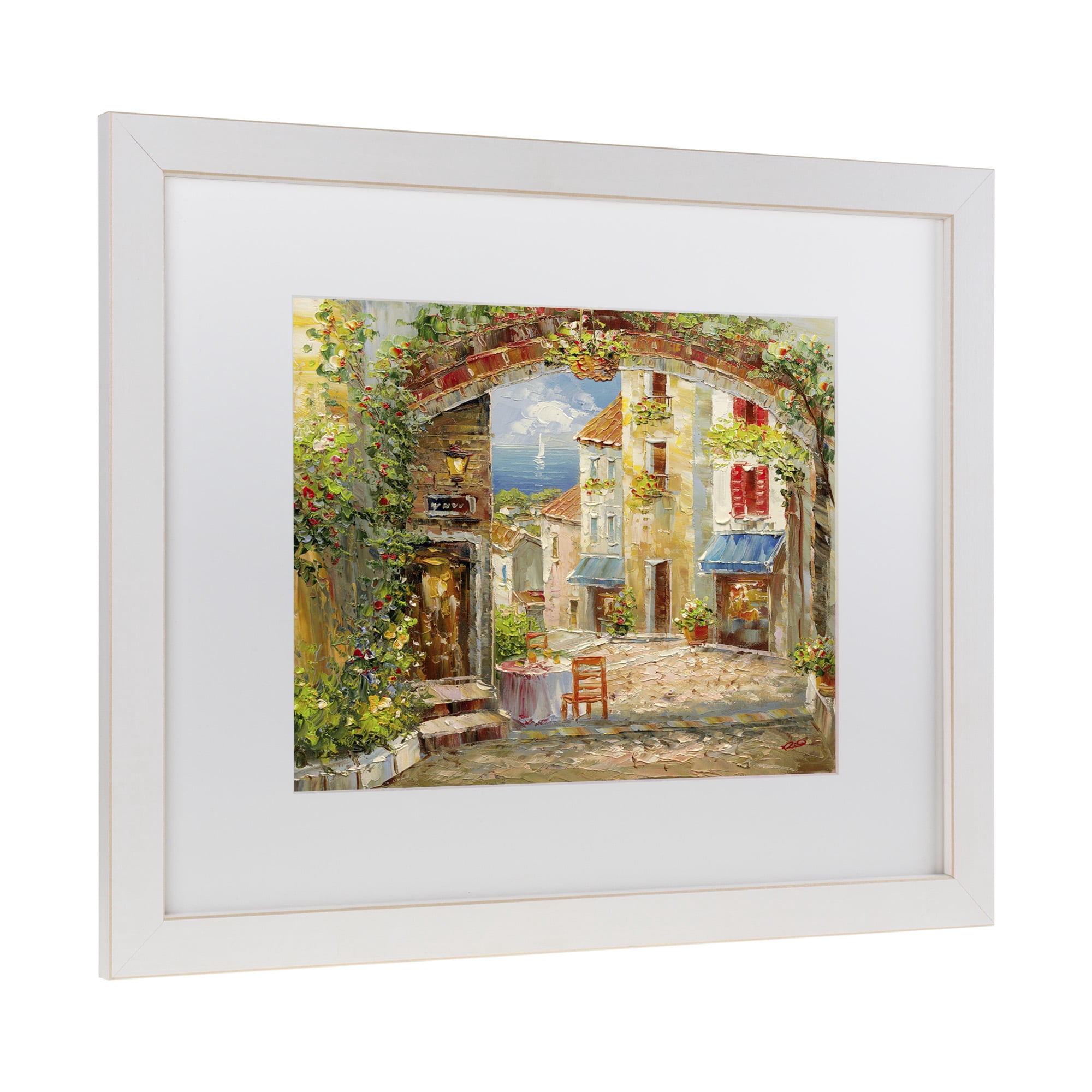 Trademark Fine Art 'Capri Isle' Matted Framed Art by Masters Fine Art
