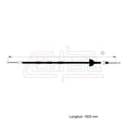 thumbnail image 2 of Cable Chicote Acelerador Compatible Con Nissan Ichivan 1.8L 1987 1988 1989 1990 1991 Carburador Bocar CAHSA Cable Chicote Acelerador, 2 of 6