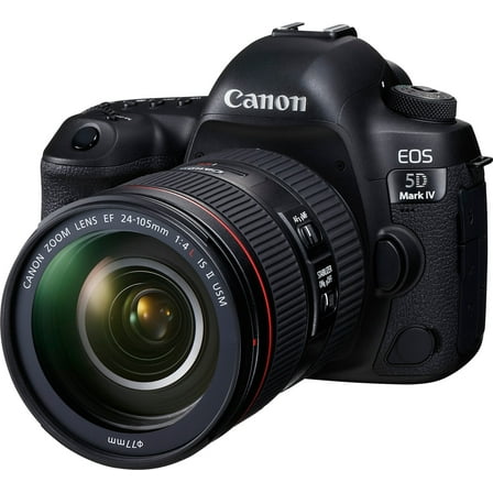 Restored Canon EOS 5D Mark IV Full Frame Digital SLR Camera with EF 24105mm f/4L is II USM Lens Kit (Refurbished)