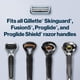 thumbnail image 4 of Gillette SkinGuard - Recambio de cuchilla de afeitar para hombre para piel sensible, recambio de 4 cuchillas, 4 of 9