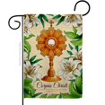 thumbnail image 1 of Ornament Collection G192707-BO Lilys Corpus Christi Religious First Communion Double-Sided Decorative Garden Flag, Multi Color, 1 of 1