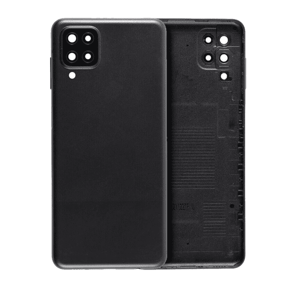 Replacement Back Cover Compatible With Samsung Galaxy A12 (A125 / 2020) (Black)