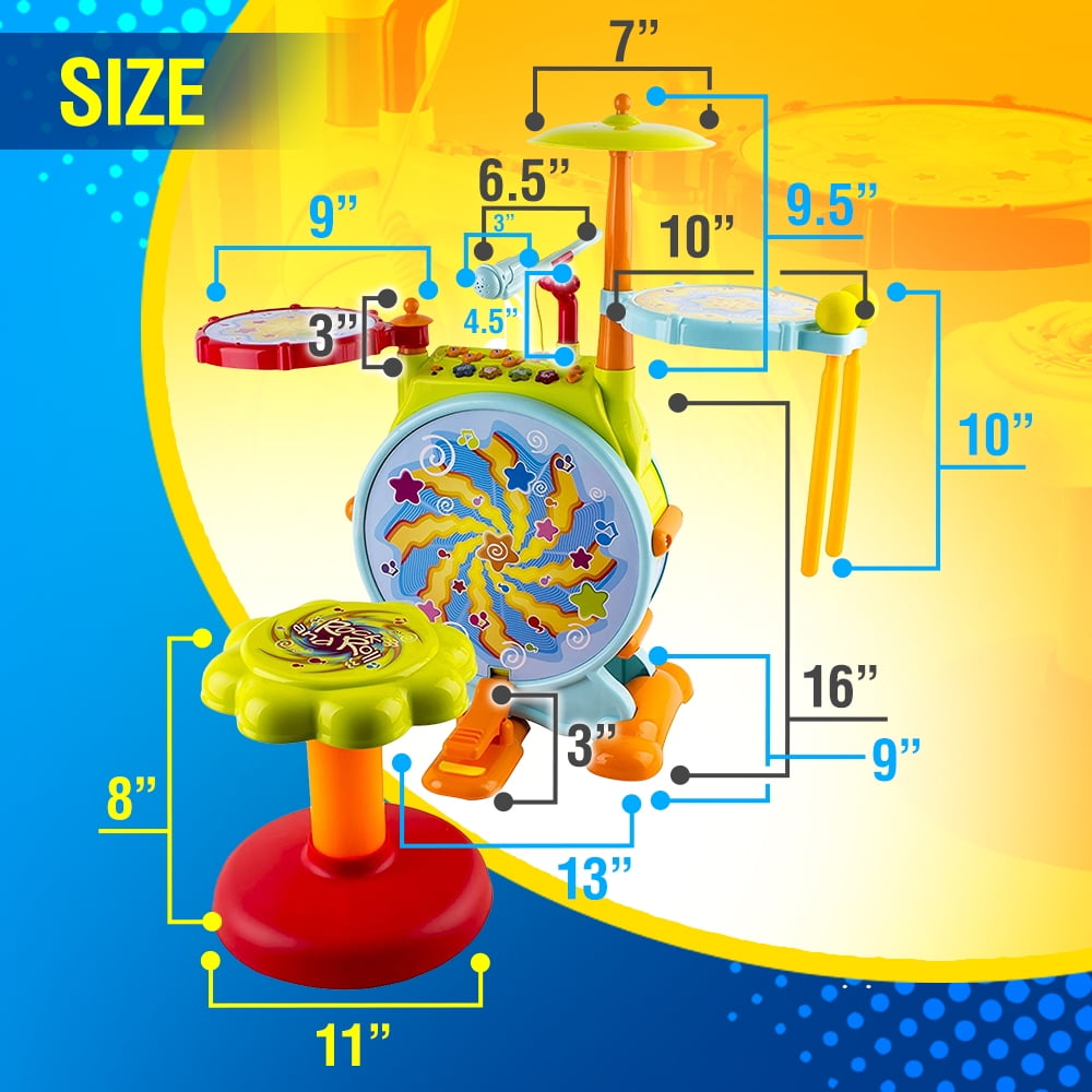 Wolvol electric drum set Clearance