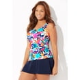 thumbnail image 3 of Swimsuits for All Women's Classic Tankini Top, 3 of 4
