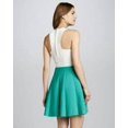 thumbnail image 1 of $308 PARKER Lulu MINT Ribbed KNIT Bandage FLARED Style DRESS in Atlantic ( XS ), 1 of 2