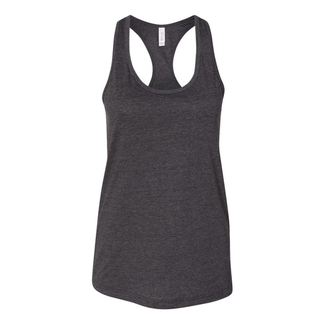 Bella Canvas 6008 Women`s Jersey Racerback Tank, 2XL, Dark Grey Heather