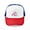 Red/Blue/White, variant on - My Wife's Battle Is My Battle - Adjustable Unisex Printed Trucker Hat with Mesh Back