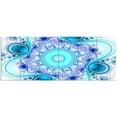 thumbnail image 2 of Design Art - Turquoise Wavy Curves and Circles, 2 of 3