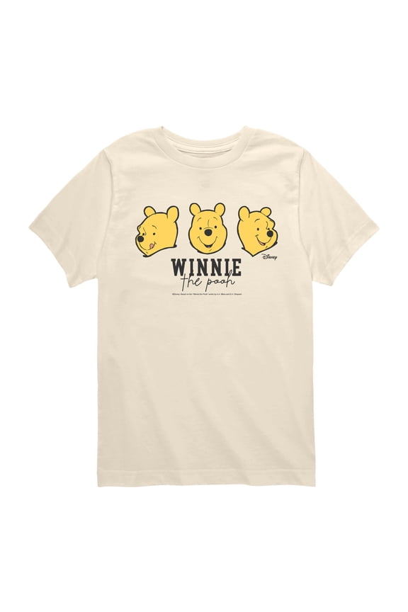 - Pooh Faces Short Sleeve Graphic T-Shirt