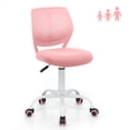 thumbnail image 1 of Gymax Kids Desk Chair Ergonomic Swivel Children Mesh Study Height Adjustable Pink, 1 of 8
