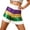 Black, variant on DHFJKG Womens Glitter Sequin Striped Shorts Fashion High Wasited Sexy Rave Club Booty Shorts Sparkly Hot Pants