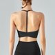 thumbnail image 3 of Sujetador deportivo con tirantes acanalado, chaleco de Yoga, ropa interior acolchada a prueba de golpes, blusa elástica para gimnasio, camisola de Fitness, 3 of 5
