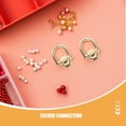 thumbnail image 3 of WHAMVOX 25Ud Accesorios Para Carteras Anillas D Doradas En Aleación Con Refuerzo Duradero, 3 of 6