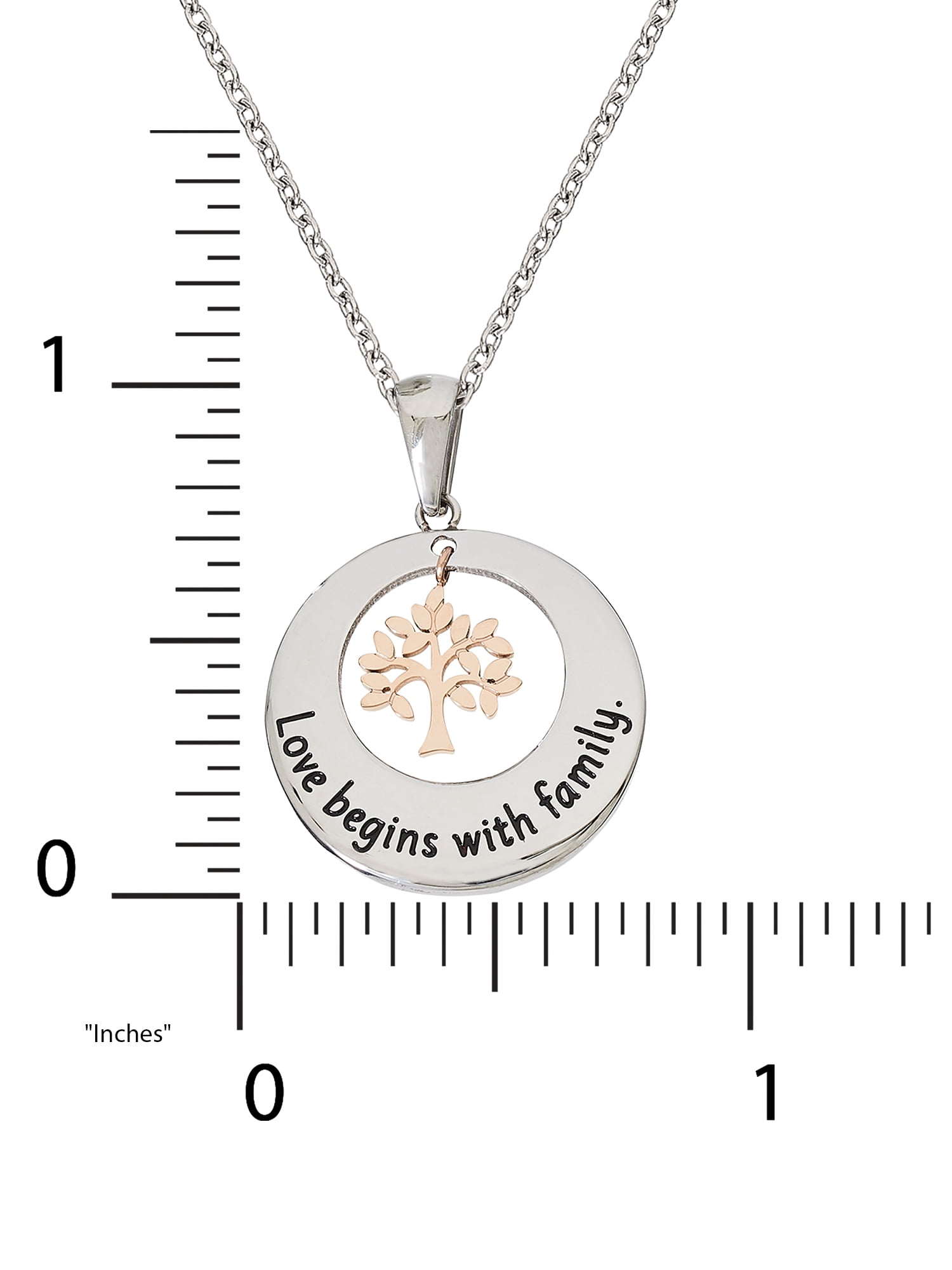 Hallmark Connections Stainless Steel Tree of Life Pendant Necklace 18 Inch