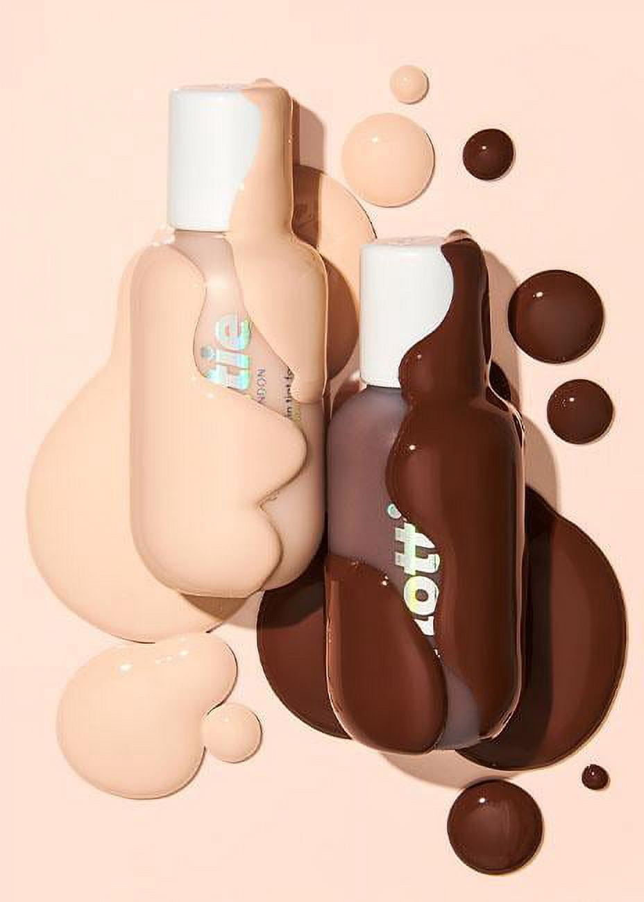 Lottie London Velvet Skin Tint Foundation, 100% Vegan, Matte Finish, Medium N025, 1.69 fl oz