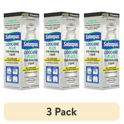 (3 pack) Salonpas lidocaine plus 3 oz roll on pain relieving liquid 4% lidocaine