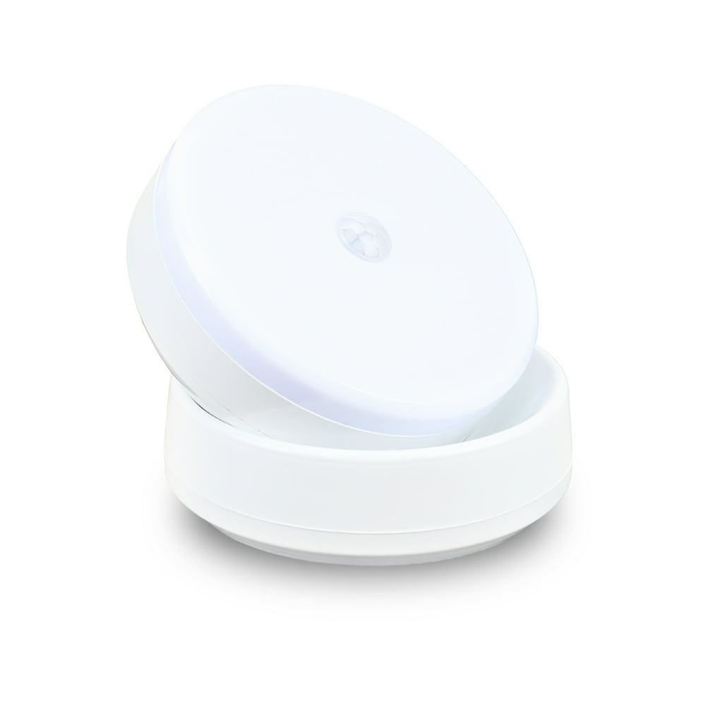 Auto Drive Motion Sensor Plastic LED Puck Light,Rechargeable Battery