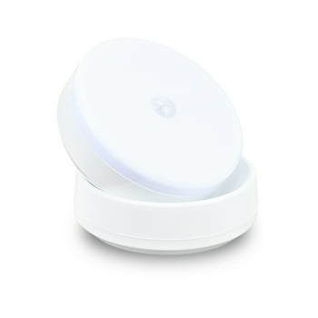 Auto Drive Motion Sensor Plastic Puck Light ,Rechargeable Battery, Ultra Bright, White