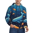 thumbnail image 2 of Lsque Whimsical Underwater Fantasy Pattern Casual Men's Hoodie,Hooded Sweatshirt with Kangaroo Pocket,Pullover Hoodie-XX-Large, 2 of 7