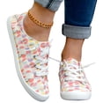 thumbnail image 5 of Willtoo Women Sneakers Slip On Low Top Canvas Casual Classic Comfort Flat Fashion Sneakers Printed Play Sneakers Lightweight Comfortable Sport Walking Shoe, 5 of 5