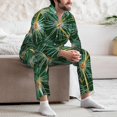 thumbnail image 6 of KLL Thorns Of Macro Cactus Sleepwear Mens Flannel Pajamas,Long Cotton Pj Set, 6 of 7