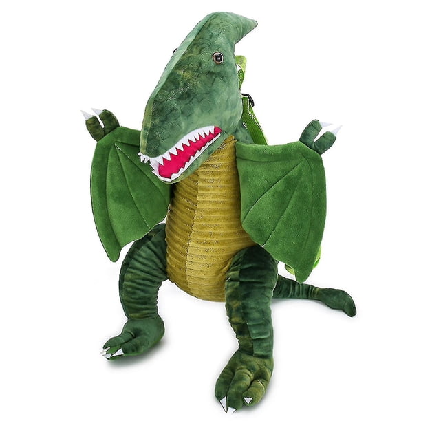 Mochila infantil de dinosaurios en 3D con bonitos dibujos de dinosaurios de peluche, ideal como regalo para niños (1 unidad)
